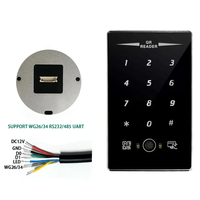 Lector de Códigos QR y Tarjetas con Certificación IP68 para Sistemas de Control de Acceso, Metálico, Wiegand RS485, RFID, IC, Lector de Tarjetas de Identificación, Escáner de Códigos de Barras