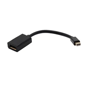 Mini DP to VGA Video Adapter 1080p Thunderbolt Male Display Port to Female VGA Cables Displayport to VGA DLLE DP Adapter