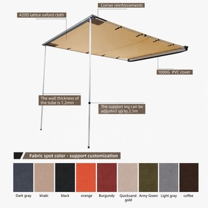 <span class=keywords><strong>Auvent</strong></span> de toit latéral escamotable pour camping, 4x4, tout-terrain, étanche, pour SUV et voitures de tourisme - Product Image 4