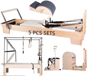 Comercial Pilates Reformer Equipos de fitness 5 Juegos Cadillac Combo Chair Gym <span class=keywords><strong>Yoga</strong></span> <span class=keywords><strong>Center</strong></span> - Product Image 1