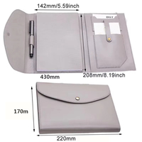 Carnet de notes multifonctionnel en cuir PU YY A5, organiseur de portefeuille, planificateur exécutif universel, accessoires, couverture promotionnelle