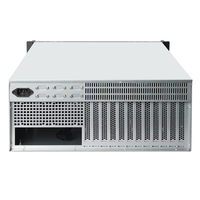 Boîtier pour serveur 4U, coque noire, avec châssis de montage AI, double MB, pour l'industrie, meilleur prix