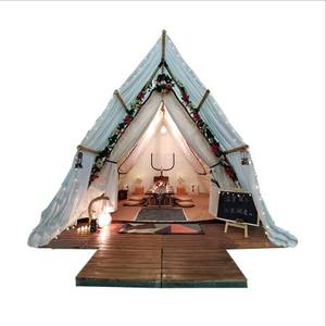 จัดหาบ้านเป็นมิตรกับสิ่งแวดล้อมกลางแจ้ง5คนรีสอร์ทตั้งแคมป์พักผ่อนกันน้ำเต็นท์งานแต่งงาน - Product Image 1