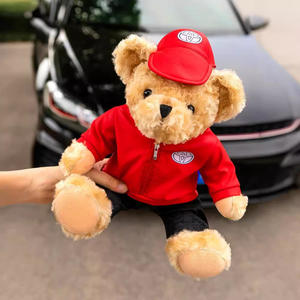 Oso de Peluche de 25 cm con Logotipo Personalizado OEM/ODM, Juguete de Peluche con Tela de Algodón, Regalo para el Día de San Valentín para Aliviar el Estrés - Product Image 4