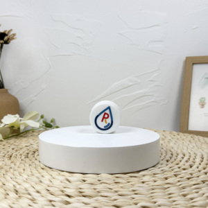 Pot en verre rond clair vide de 50ml avec bouchon à vis CR pour cosmétique - Product Image 6