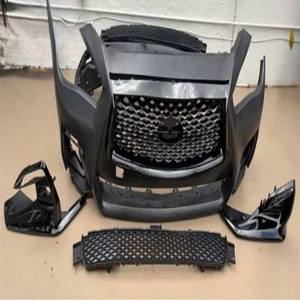 Para New Condition W124 <span class=keywords><strong>Clase</strong></span> <span class=keywords><strong>E</strong></span> <span class=keywords><strong>AMG</strong></span> Modificación de cola de alta presión PP Parachoques trasero delantero de plástico Recortes de escape Benz Car ABS - Product Image 1