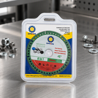 Disque de meulage et de découpe en diamant industriel |   Lame segmentée de 4,5 pouces pour tuiles en acier coloré, tuyaux en PVC et maçonnerie