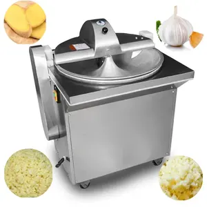 Automatic Electric Pork Meat Bowl Cutter for Sausage Stuffing / Meat Vegetables Chopper