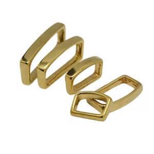 Anillos de latón macizo para cinturón, correa de 13mm, 16mm, 20mm, 26mm, 32mm, 38mm, accesorios de tamaños para cinturón de <span class=keywords><strong>hombre</strong></span> para hebilla - Product Image 2