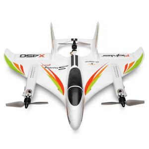 <span class=keywords><strong>WLtoys</strong></span> XK <span class=keywords><strong>X450</strong></span> RC avión 2,4 GHz 6 canales sin escobillas Motor planeador Control remoto despegue Vertical aviones juguetes para niños - Product Image 6