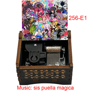 Boîte à musique vintage en bois souvenir carrée Puella <span class=keywords><strong>Magica</strong></span>, Puella Magi <span class=keywords><strong>Madoka</strong></span> <span class=keywords><strong>Magica</strong></span> pour la décoration de la maison, cadeaux pour enfants et familles - Product Image 6