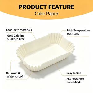 Carta da Forno Ovale Antigrasso Monouso per Amatori di Pasticceria Fai-da-Te - Product Image 2