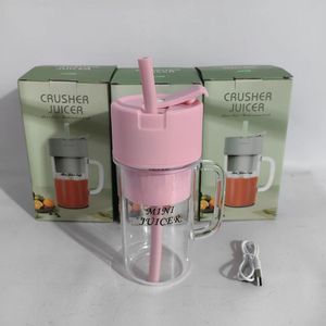 <span class=keywords><strong>2025</strong></span> yeni USB elektrikli paslanmaz çelik meyve meyve sıkacağı bardağı sıkacağı Blender suyu makinesi taşınabilir sıkacağı saman ile