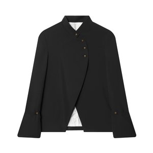 PB&ZA Nouvelle Collection Été – <span class=keywords><strong>Blazer</strong></span> Superposé Tendance à Col Montant pour Femme avec Bordure Décorative - 2710669 - Product Image 4