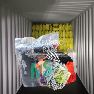 Trapos de Algodón de Bajo Contenido de Pelusa, Cajas de 10 kg y 25 kg de Paños de Limpieza de Colores para Aplicaciones de Limpieza, Trapos Industriales - Product Image 1