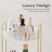 Organisateur de maquillage rotatif à 360° le moins cher de l'usine pour coiffeuse, grande capacité, pour soins de la peau et parfums