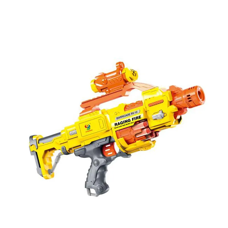 KSF 2023 नई थोक के लिए प्लास्टिक खिलौना बिजली नरम गोली बंदूक बच्चों लड़का खिलौना उपहार