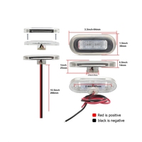 Lumières de Navigation LED imperméables 12V, lampe de pont d'escalier, marqueur marin pour bateau, accessoires pour bateaux