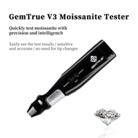 Selector de moissanita, probador de moissanita V3 por GemTrue, prueba rápida y precisa con sonda Electro de 06mm