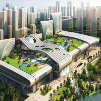 Soluciones Personalizadas, Estructura de Acero Moderna, Sistema de Construcción de Centros Comerciales y Supermercados