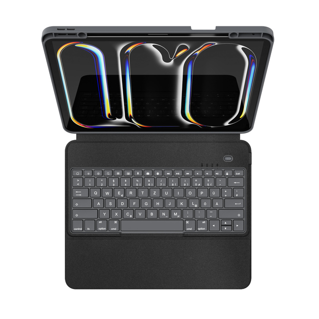 New USB Scissor Switch Wireless Keyboard Case for iPad Pro 13-inch (M4 2024) & iPad Air 13-inch (M2)
