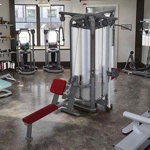 Venta caliente Equipo de entrenamiento de fuerza comercial Cuatro estaciones Multi Jungle Stacks <span class=keywords><strong>Play</strong></span> <span class=keywords><strong>Station</strong></span> <span class=keywords><strong>4</strong></span> Equipos de gimnasio - Product Image 1