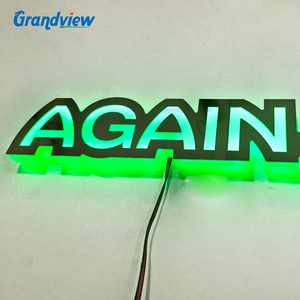 Acrilico led segno in bianco, led segno negozio al di fuori, led gelato negozio segno - Product Image 3