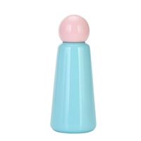 Bouteille isotherme à double paroi en acier inoxydable 304 de 500 ml/17 oz avec logo personnalisé, anti-fuite, écologique, sans BPA, avec couvercle à bille pour entreprises