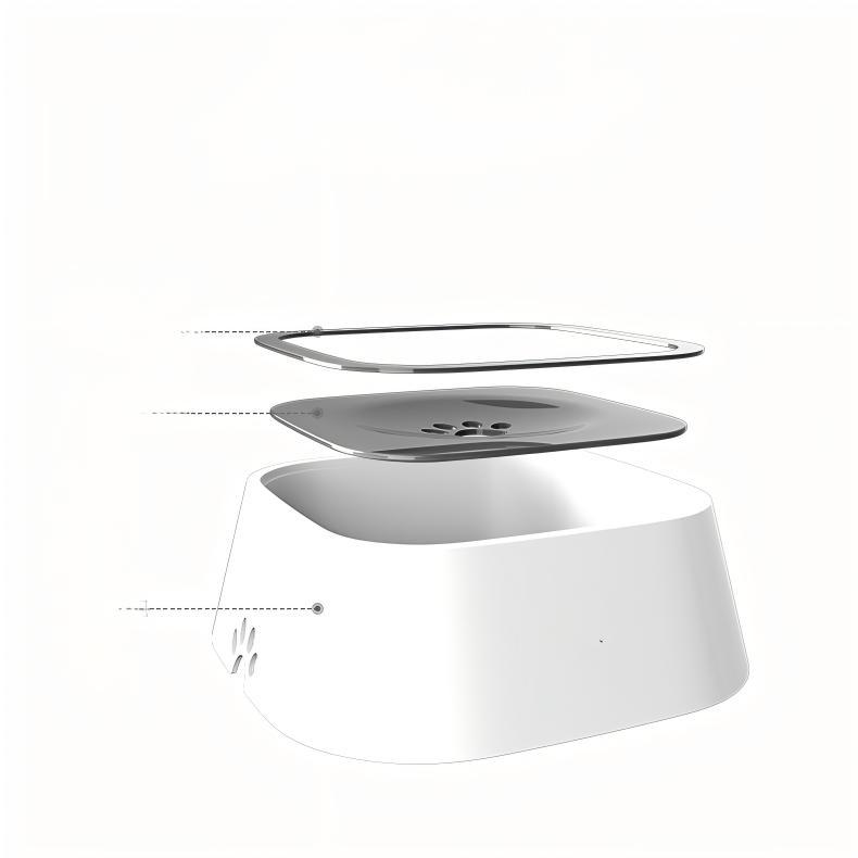 Large Dog Water Bowl – Floating Anti-Spill Pet Bowl with Non-Slip & No-Wet-Snout Design for Dogs - View 3