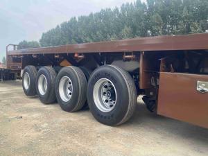 Rimorchio CIMC Usato per Terreni Pianeggianti, 40-100 Tonnellate, 3-4 Assi, 40ft 45ft, per Container in Acciaio, con Sospensioni Pneumatiche, Finitura Elettroforetica+Polvere KTL - Product Image 6