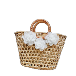 Sac en jacinthe d'eau Meilleur vendeur Sac en rotin Porte Cadeau pour la décoration de vacances Style classique Couleur marron clair Fabricant du Vietnam - Product Image 2