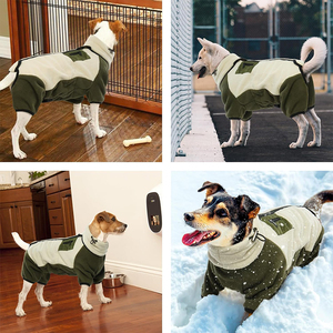 Custom Pet Clothes Solid Color Luxury Manufactures Full Leg Dog Coat Greyhound Small <strong>Cat</strong> Jacket Dog Clothes Dog Fleece <strong>Jumper</strong> - Product Image 3