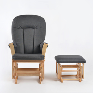Contemporary Nursery Glider Rocker <b>Chair</b> Matching Ottoman Manufactory Baby Furniture for Living Room Upholstery Rocking <b>Chair</b> - Product Image 6
