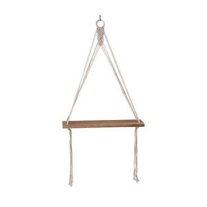 <span class=keywords><strong>Tapisserie</strong></span> murale en corde de coton faite à la main de style bohème, étagère de rangement pour le salon, décoration de la maison - Product Image 3