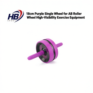 Roue simple violette de 18 cm pour AB Roller Wheel, équipement d'exercice haute visibilité - Product Image 2