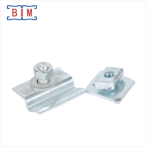 Pelat Perata Kotak 1/2'' Berlapis Galvanis Elektro untuk Fitting Saluran Strut - Product Image 1