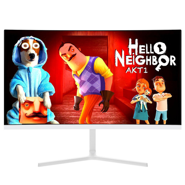Thin Wall Mounted Frameless 1080p Led 24 Ips Monitor for Office Use