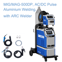 MIG MAG 500DP onduleur multifonction Ac/dc Double impulsion soudeur Mig alimentation impulsion Mig et Machine à souder Tig