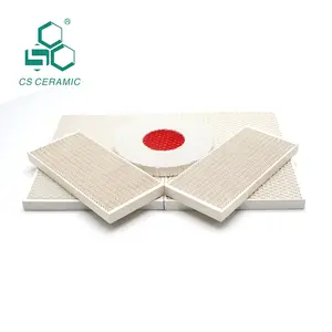 High Resistance Cordierite Porous Infrared Honeycomb Ceramic Plate For Space Heaters