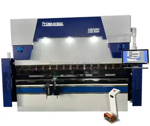 PRIMA cnc press brake manufacturers 250ton/ 4000mm 6-axis with Delem DA66T 3D controller from Netherlands