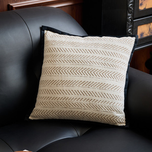 <span class=keywords><strong>Vintage</strong></span> Herribone Geometric Kissen bezug Luxuriöse Samt Flansch dekorative Akzent Kissen strukturierte Chenille Jacquard
