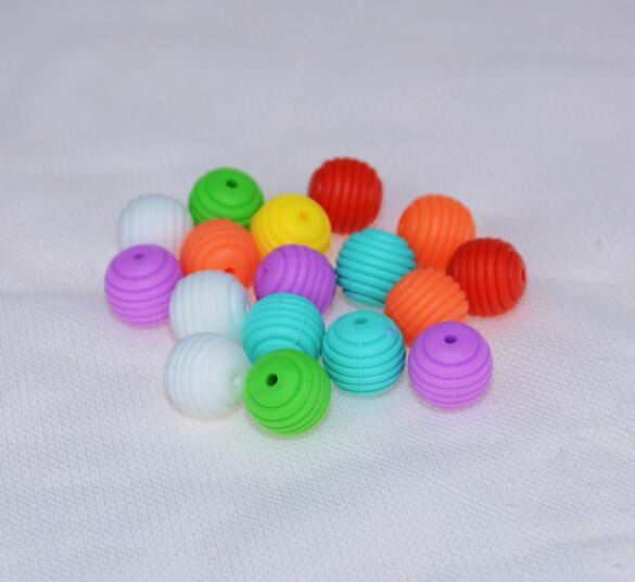 En gros Ruche Forme En Nid D'abeille de dentition en silicone perles de dentition perles De Silicone