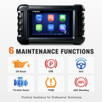 UDIAG A350 4 Sistem OBD2 Scanner untuk Mesin Transmisi ABS SRS Pembaca Kode Diagnostik 6 Reset Oli EPB TPMS Mobil Truk SUV
