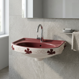 Sanitary Ware Fregaderos Full Ceramic Sink Washroom Basin Antique Lavatory Floor Standing Bathroom Sinks Hand Wash Basin Sink - Product Image 6