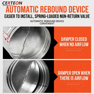 YT-2 clapet galvanisé HVAC conduit rond ressort <span class=keywords><strong>anti</strong></span> refoulement <span class=keywords><strong>air</strong></span> extraction 80-219mm clapet <span class=keywords><strong>anti</strong></span> refoulement - Product Image 4