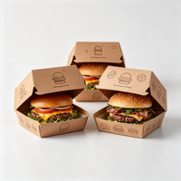 Emballage alimentaire jetable personnalisé pour la restauration rapide à emporter, mini quesadilla mexicaine croustillante, boîte à burrito en papier, boîte à tacos