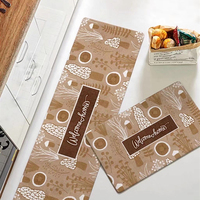 Tapis de sol de cuisine imprimé personnalisé, ensemble de deux, étanches, lavable, Anti-Fatigue, 3d, pour adultes