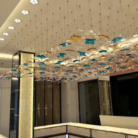 Lustre moderne de lumière d'hôtel de luxe pour le centre d'affaires décoratif d'intérieur d'escalier nouvelle annonce avec la caractéristique de télécommande