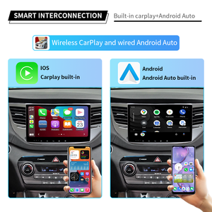 Vente chaude 10.1 "Double Din Android 14 sans fil CarPlay <span class=keywords><strong>Bluetooth</strong></span> mains libres 256G <span class=keywords><strong>autoradio</strong></span> pour IX35/Tucson 2017 - Product Image 4