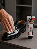 Crema para Zapatos Hei Niu Fragrance Refreshing Black Bull en Tubo, Elimina Olores, Fácil de Limpiar, Producto para el Cuidado y Mantenimiento del Cuero